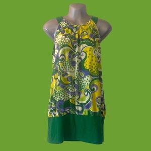 Funky retro paisley top